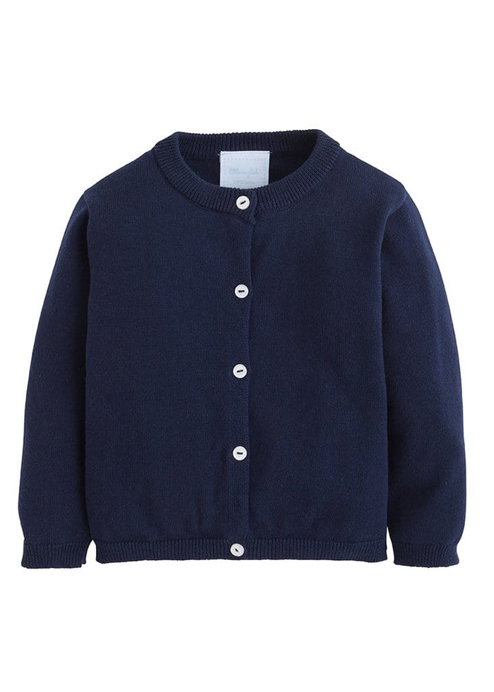 Little English Essential Cardigan in Navy