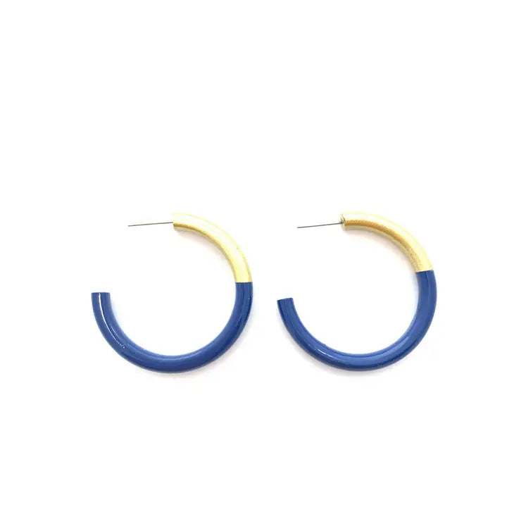 Accessory Jane Medium Liz Hoops - Multiple Colors!