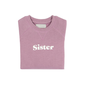 Bob & Blossom Ltd Sister Sweatshirt in Violet