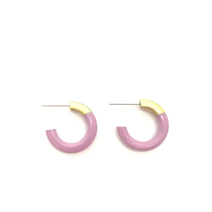 Accessory Jane Small Liz Hoops - Multiple Colors!