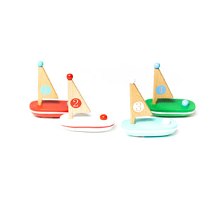 Jack Rabbit Creations Assorted Wooden Sailboats