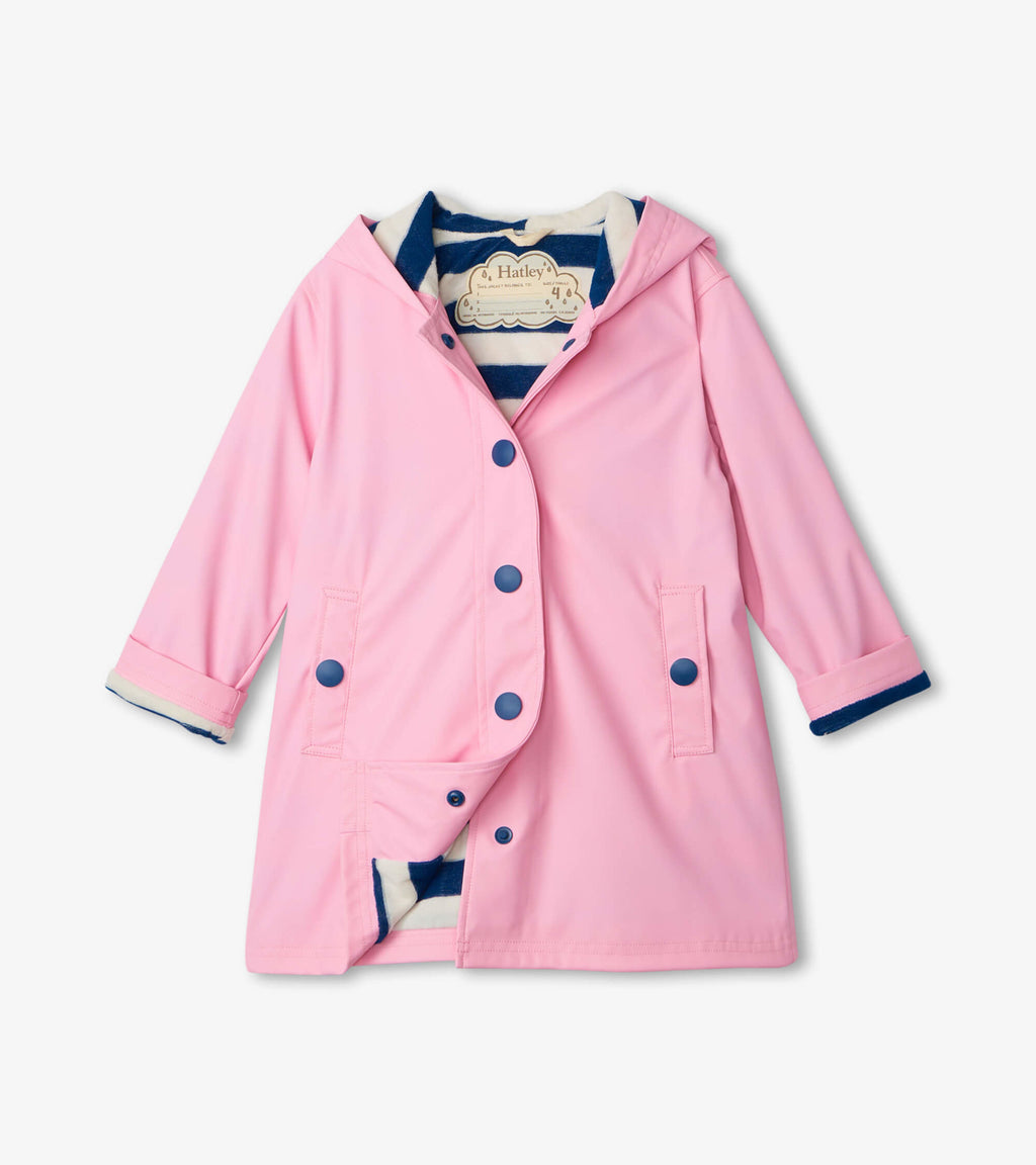 Hatley Classic Pink and Navy Splash Jacket