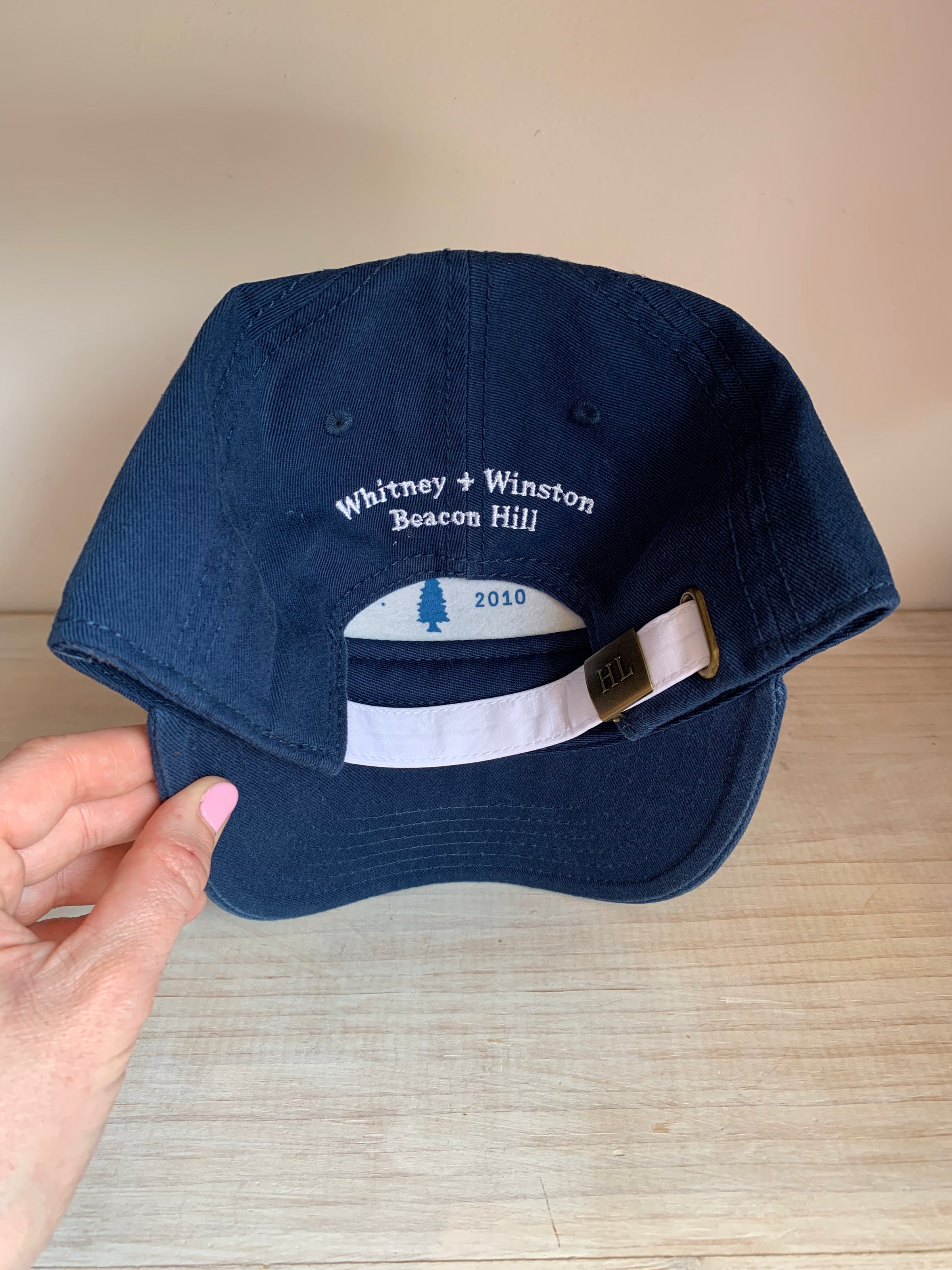 HL x Whitney Winston Kids Make Way for Winston Hat in Navy Crush Boutique