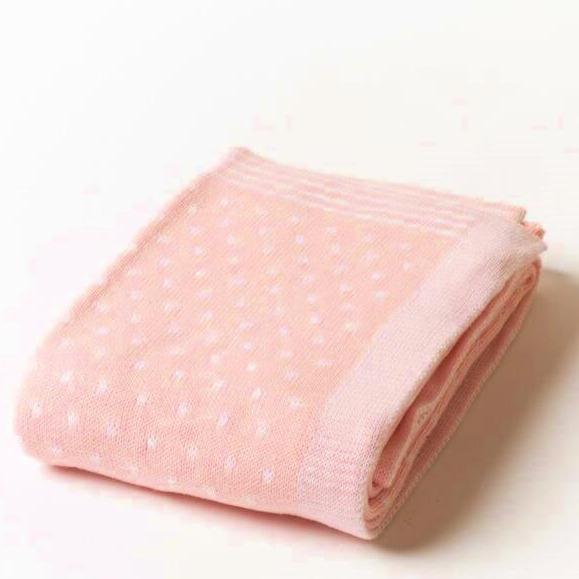 A Soft Idea Pin Dot Baby Blanket - Multiple Colors!
