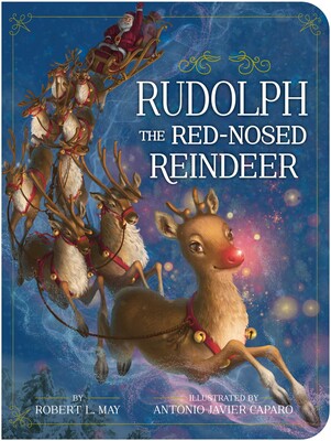 Rudolph the Red Nosed Reindeer Board Book by Robert L. May