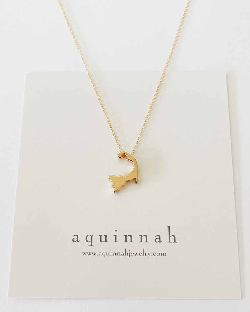 Aquinnah Cape Cod Necklace in Gold