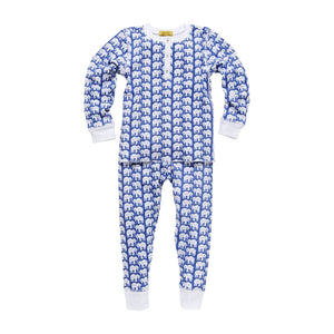 Roller Rabbit Hathi Kids Pajamas in Blue