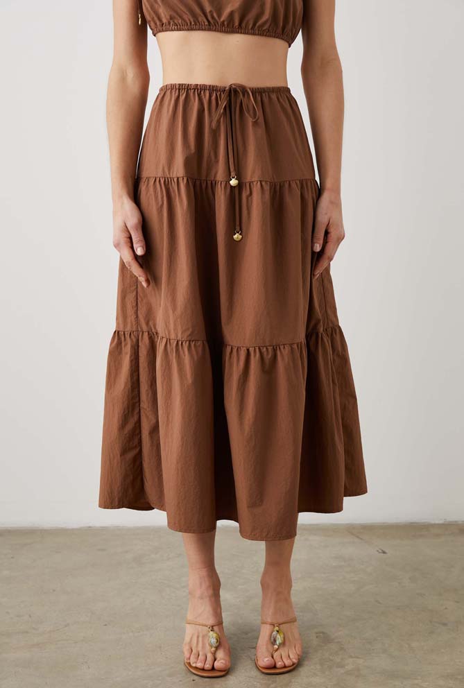 Rails Mary Skirt in Toffee