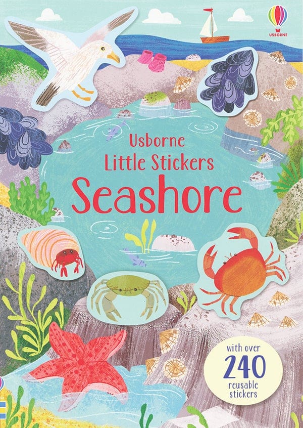 Usborne Little Stickers Book Seashore